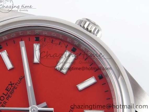 Best 41mm Red 1:1 VR3230 Steel Dial Clean Perpetual 904L 126000 Edition Oyster 0219
